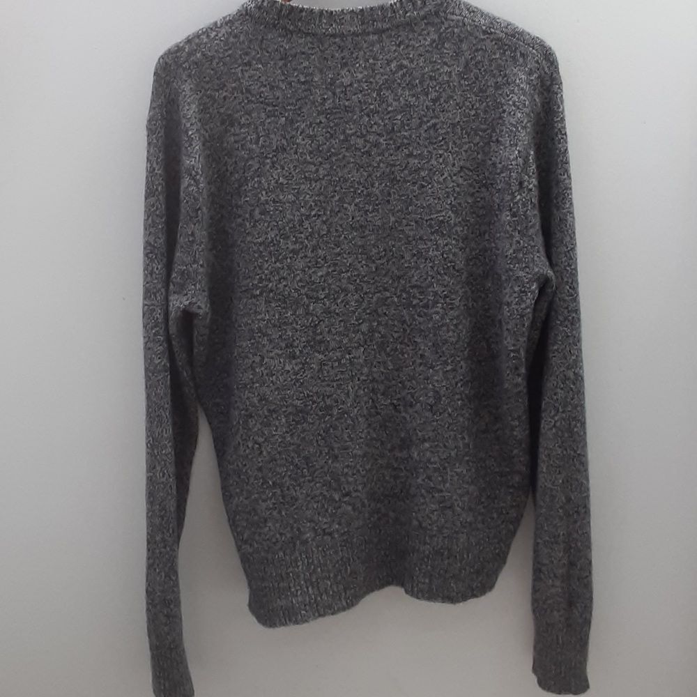 J. Crew Men's Rugged Marled Merino Wool Blend Crew Neck Sweater Size Medium - Picture 8 of 9